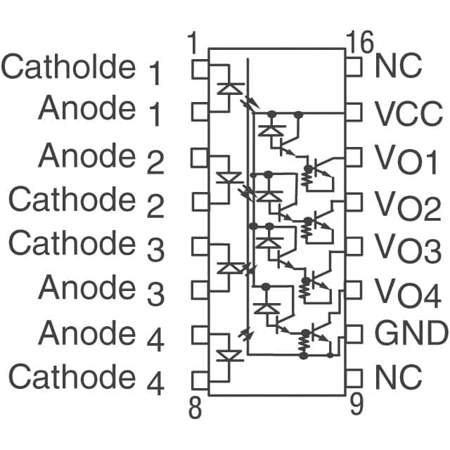 6N140A Broadcom Limited  Optoaisladores - Salida fotovoltaica de transistores